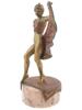 ANTIQUE AUSTRIAN BRONZE FIGURE OF A NUDE DANCER PIC-3