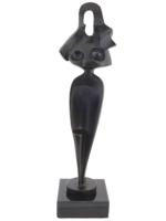 BRONZE FEMALE NUDE FIGURE BY ALEXANDER ARCHIPENKO