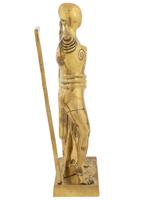 ITALIAN GILT BRONZE FIGURE BY GIORGIO DE CHIRICO