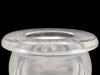 LALIQUE TETE DE LION FROSTED LION HEAD LIGHTER HOLDER PIC-6