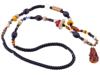 VINTAGE NEO TRIBAL ASSYMETRIC BEADED NECKLACE PIC-0