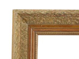 ANTIQUE CONTINENTAL ORNAMENTAL GILT WOODEN FRAME