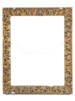 LARGE MID CENT ORNATE GILT WOODEN PICTURE FRAME