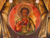 ANTIQUE RUSSIAN HAND PAINTED MOTHER OF GOD SIGN ICON PIC-4