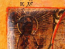 ANTIQUE RUSSIAN ORTHODOX ICON OF SAINT PANTELEIMON