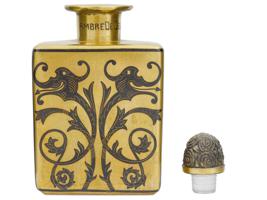 ANTIQUE FRENCH BABANI AMBRE DE DELHI PERFUME BOTTLE