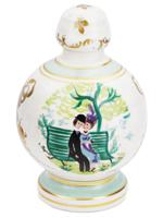 FRENCH BERGER RAYMOND PEYNET FAIENCE PERFUME BOTTLE