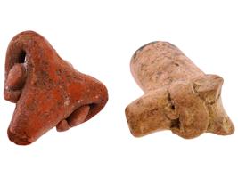 ANCIENT ROMAN HELLENISTIC CLAY TOY ANIMAL FIGURES