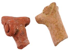 ANCIENT ROMAN HELLENISTIC CLAY TOY ANIMAL FIGURES