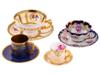 PARAGON ENGLISH PORCELAIN TEA CUPS AND SAUCERS PIC-0