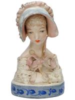 VINTAGE 1940S CORDEY PORCELAIN FEMALE BUST