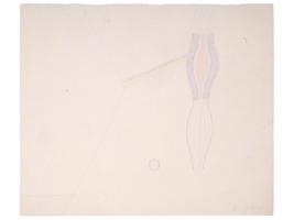 IBRAHIM EL-SALAHI 1976 SUDANESE MODERNIST DRAWING