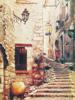 FRENCH RIVIERA CITYSCAPE OIL PAINTING BY N. ALFANO PIC-5