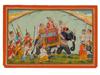 ANTIQUE INDIAN MUGHAL EMPIRE MINIATURE PAINTINGS PIC-5