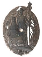 RUSSIAN SILVER LIFE GUARDS VOLYNSKY REGIMENT BADGE