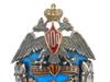 RUSSIAN EMPIRE SILVER POLTAVA INFANTRY REGIMENT BADGE PIC-4