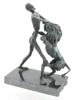 MID CENT AMERICAN BRONZE SCULPTURE BY TAUNI DE LESSEPS PIC-0