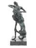 MID CENT AMERICAN BRONZE SCULPTURE BY TAUNI DE LESSEPS PIC-1