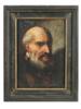 ANTIQUE DUTCH OIL PAINTING IN REMBRANDT MANNER PIC-0