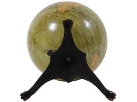 1897 RARE GLOBE BY JOHNSTON GEOGRAPHERS WOOD SHELF