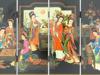 MINIATURE CHINESE TWELVE BEAUTIES FOLDING SCREEN IOB PIC-5