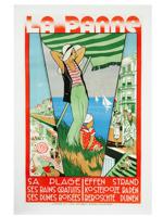 VINTAGE TRAVEL POSTER LA PANNE BY CONSTANT NORTIER