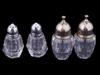 VINTAGE CUT CRYSTAL DINNERWARE AND SALT SHAKERS PIC-3