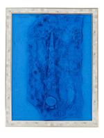 MID CENTURY FRENCH SPONGE ARTWORK ATTR TO YVES KLEIN