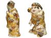 ANTIQUE JAPANESE MEIJI SATSUMA PORCELAIN FIGURES PIC-1