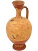ANTIQUE GREEK PAINTED POTTERY LEKYTHOS OIL FLASK PIC-0