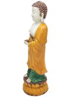 CHINESE DEHUA SHAKYAMUNI PORCELAIN FIGURE OF BUDDHA