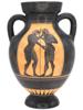 ANCIENT GREEK BLACK FIGURE CERAMIC AMPHORA REPLICA PIC-0