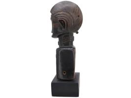 WEST AFRICAN BAULE HEDDLE PULLEY KONO HEAD FIGURE