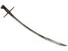 ANTIQUE GERMAN CAVALRY STAINLESS STEEL CURVED SABER PIC-1