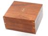 MARINE WOODEN CIGAR BOX WITH ANCHOR DESIGN ON LID PIC-0