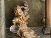 ANTIQUE AUSTRIAN BRONZE TABLE LAMP BOY WITH MONKEY PIC-8