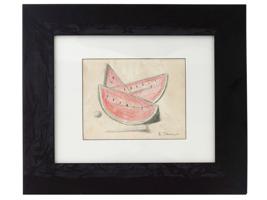 MEXICAN STILL LIFE PENCIL DRAWING BY RUFINO TAMAYO