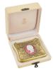 RUSSIAN SILVER ENAMEL CAMEO DIAMONDS LADY WALLET PIC-0