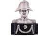 ANTIQUE HANAU SILVER BUST OF NAPOLEON BONAPARTE PIC-0