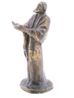 JUDAICA FRENCH BRONZE SCULPTURE BY ALPHONSE LEVY