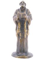 JUDAICA FRENCH BRONZE SCULPTURE BY ALPHONSE LEVY