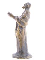 JUDAICA FRENCH BRONZE SCULPTURE BY ALPHONSE LEVY