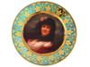 ANTIQUE ROYAL VIENNA PORCELAIN PORTRAIT PLATE SIGNED PIC-0