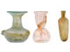 ANCIENT ROMAN EMPIRE GLASS BOTTLES AND BALSAMARIUM PIC-3