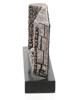 ISRAELI STERLING SILVER SCULPTURE OF WAILING WALL PIC-3