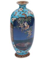 HIGH QUALITY ANTIQUE JAPAN MEIJI CLOISONNE VASE