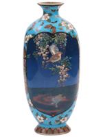 HIGH QUALITY ANTIQUE JAPAN MEIJI CLOISONNE VASE