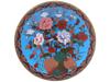 ANTIQUE MEIJI JAPANESE CLOISONNE ENAMEL CHARGER PLATE PIC-0