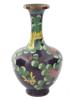 CHINESE REPUBLIC ERA FLOWERS CLOISONNE ENAMEL VASE PIC-2