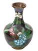 CHINESE REPUBLIC ERA FLOWERS CLOISONNE ENAMEL VASE PIC-3